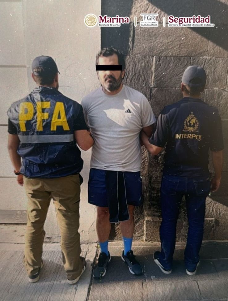 Operativo de captura en Argentina del contraalmirante Fernando Farías Laguna.