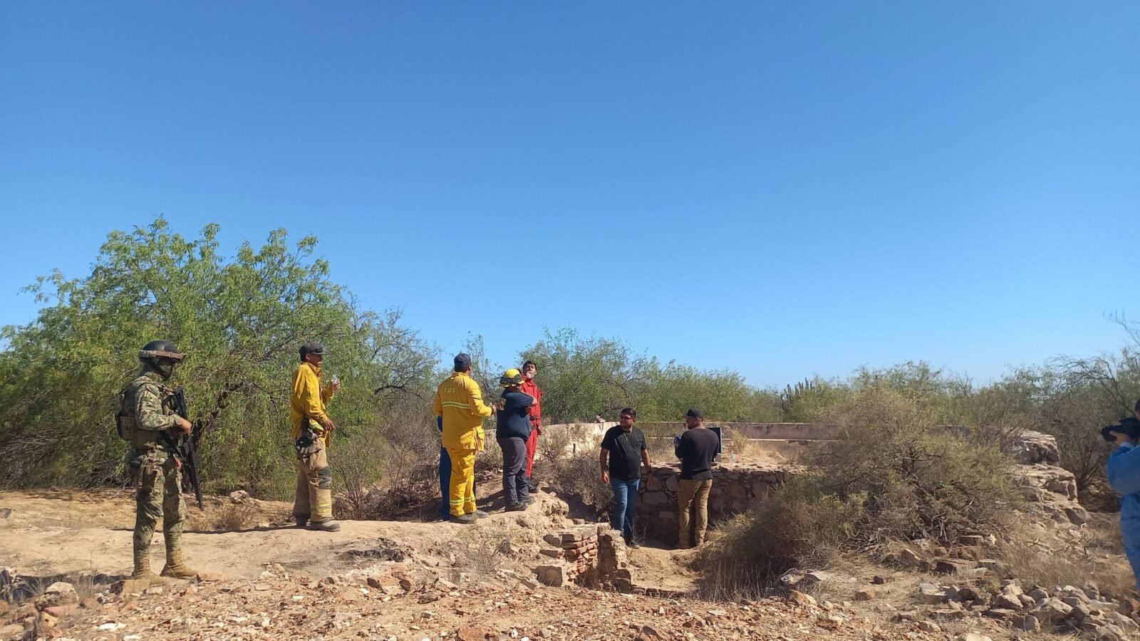 Zona despoblada en el ejido Nuevo Empalme donde se realizó el hallazgo.