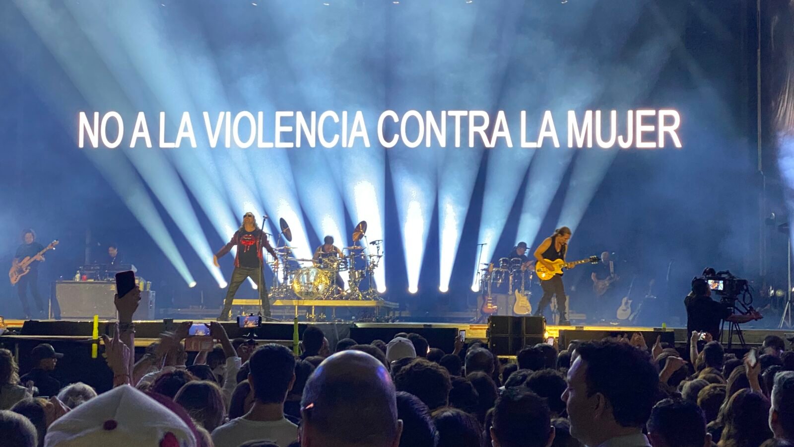 Presentación de la banda Maná en el Foro Rosales durante la inauguración de las Fiestas del Pitic.