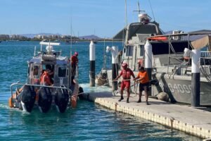 Embarcación tipo Defender de la Secretaría de Marina.