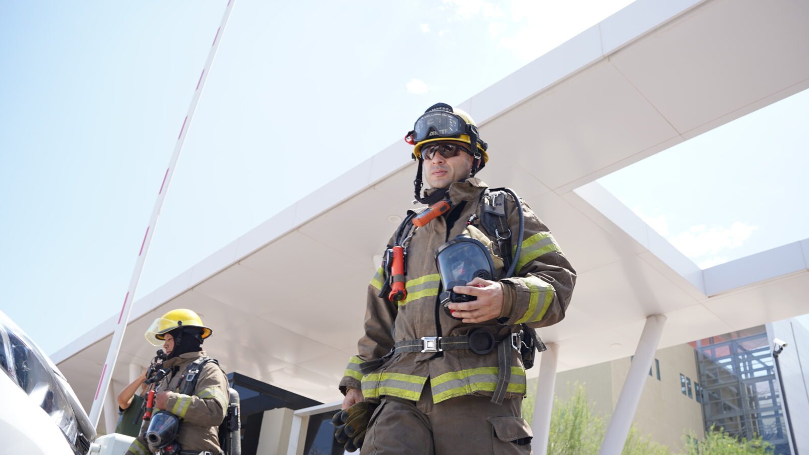 Fachada del nuevo Hospital General de Especialidades en Hermosillo tras el reporte de falsa alarma de incendio.